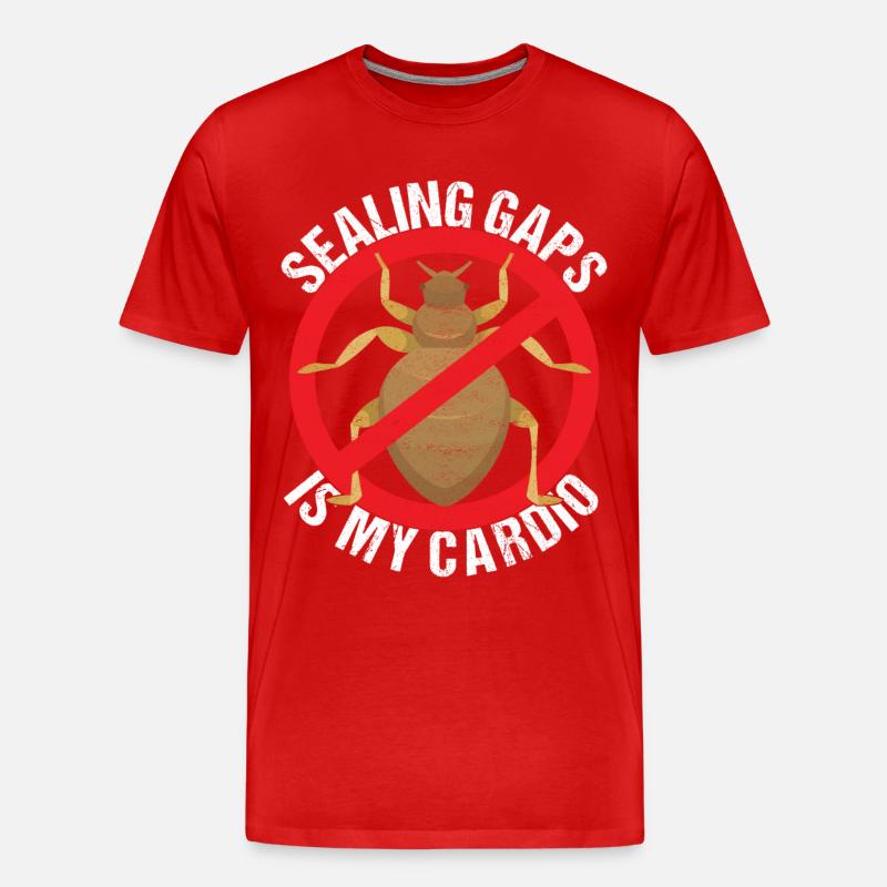 Schädlingsbekämpfung Kammerjäger - Männer Premium Bio T-Shirt - Rot