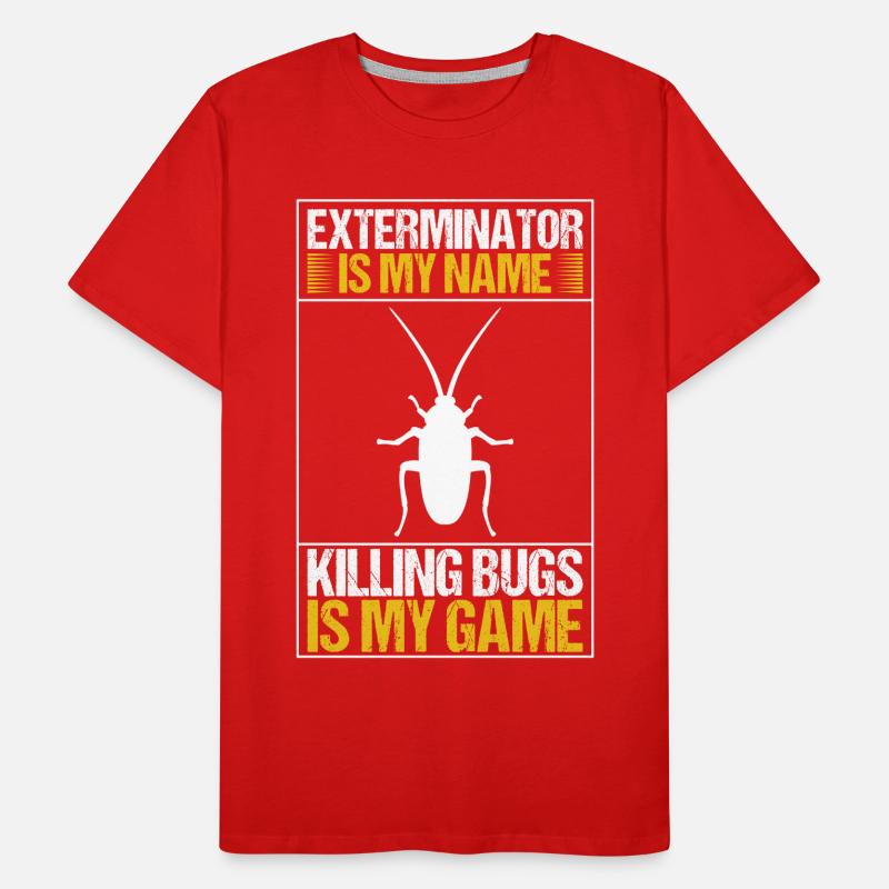 Schädlingsbekämpfung Kammerjäger Männer Premium Bio T-Shirt