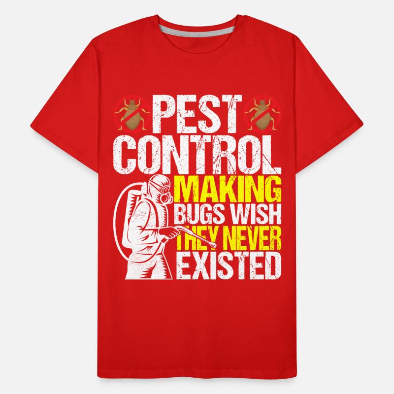 Pest Control Exterminators Men's Premium Organic T-Shirt