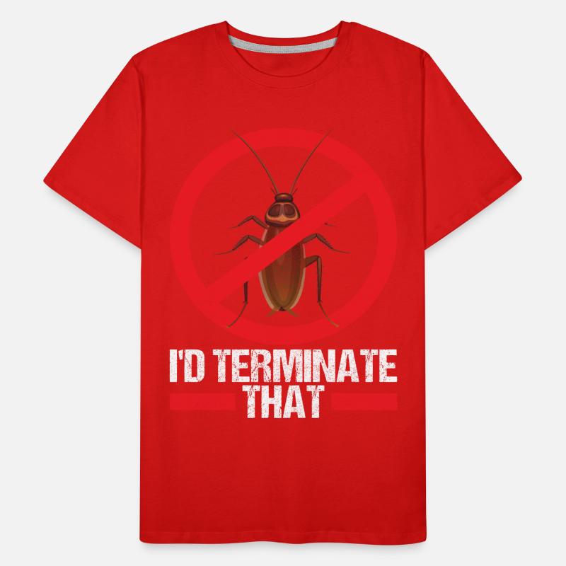 Pest Control Exterminators Men's Premium Organic T-Shirt