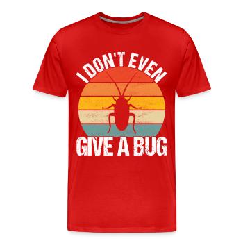 Schädlingsbekämpfung Kammerjäger - Männer Premium Bio T-Shirt - Rot - Vorne - Damien (186cm)