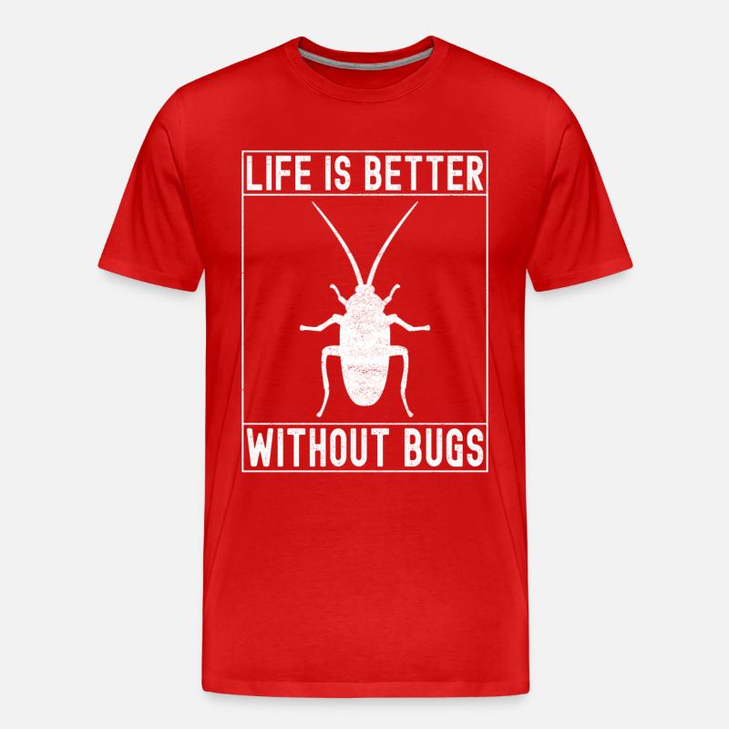 Schädlingsbekämpfung Kammerjäger - Männer Premium Bio T-Shirt - Rot