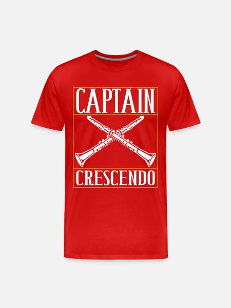 Clarinet Wind Instrument Clarinet player - Men's Premium Organic T-Shirt - red