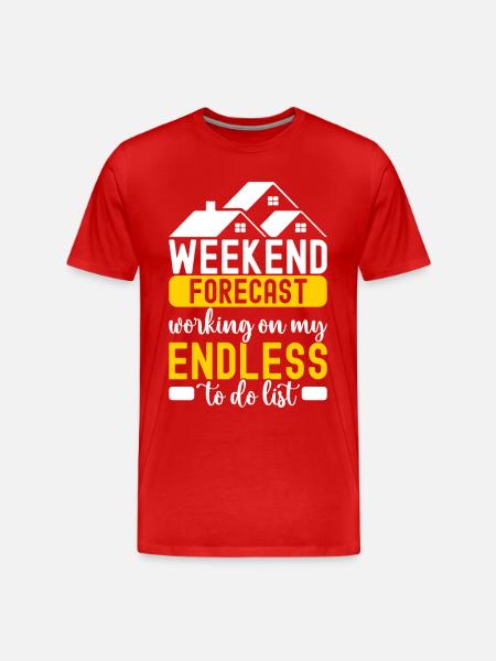 Homeowners Housewarming Party - Men's Premium Organic T-Shirt - red