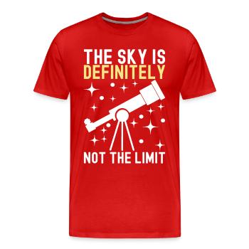 Atronome Astronomie - Männer Premium Bio T-Shirt - Rot - Vorne - Damien (186cm)