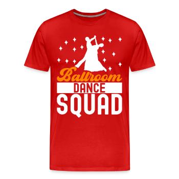 Danse de salon Danseurs de salon Danseurs de salon Danseurs de salon - T-shirt bio Premium Homme - rouge - Devant - Damien (186cm)