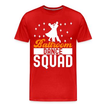Ballsaal Tanz Ballsaaltänzer Gesellschaftstänzer - Männer Premium Bio T-Shirt - Rot - Vorne - Damien (186cm)