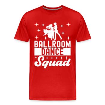 Ballsaal Tanz Ballsaaltänzer Gesellschaftstänzer - Männer Premium Bio T-Shirt - Rot - Vorne - Damien (186cm)