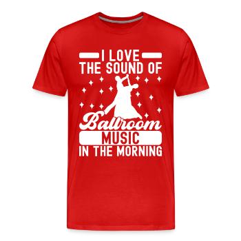Danse de salon Danseurs de salon Danseurs de salon Danseurs de salon - T-shirt bio Premium Homme - rouge - Devant - Damien (186cm)
