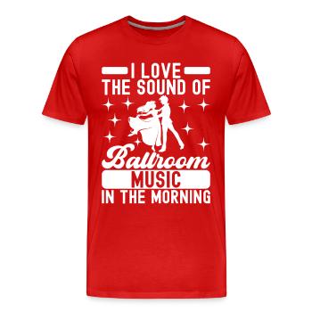 Danse de salon Danseurs de salon Danseurs de salon Danseurs de salon - T-shirt bio Premium Homme - rouge - Devant - Damien (186cm)