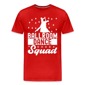 Danse de salon Danseurs de salon Danseurs de salon Danseurs de salon - T-shirt bio Premium Homme - rouge - Devant - Damien (186cm)