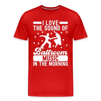 Danse de salon Danseurs de salon Danseurs de salon Danseurs de salon - T-shirt bio Premium Homme - rouge - Devant - Damien (186cm)