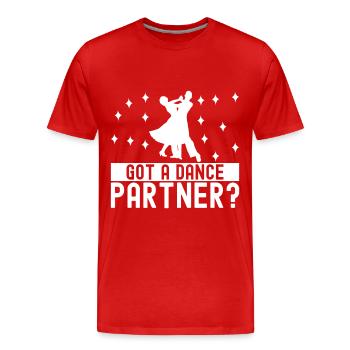 Ballsaal Tanz Ballsaaltänzer Gesellschaftstänzer - Männer Premium Bio T-Shirt - Rot - Vorne - Damien (186cm)