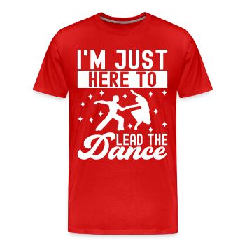 Danse de salon Danseurs de salon Danseurs de salon Danseurs de salon - T-shirt bio Premium Homme - rouge - Devant - Damien (186cm)