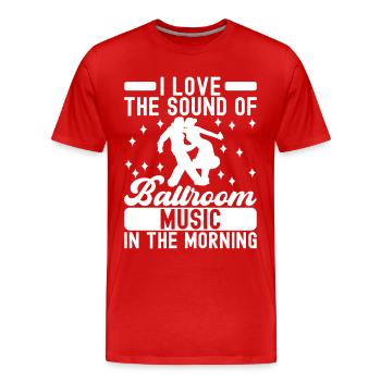 Danse de salon Danseurs de salon Danseurs de salon Danseurs de salon - T-shirt bio Premium Homme - rouge - Devant - Damien (186cm)