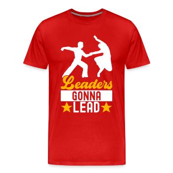 Ballsaal Tanz Ballsaaltänzer Gesellschaftstänzer - Männer Premium Bio T-Shirt - Rot - Vorne - Damien (186cm)