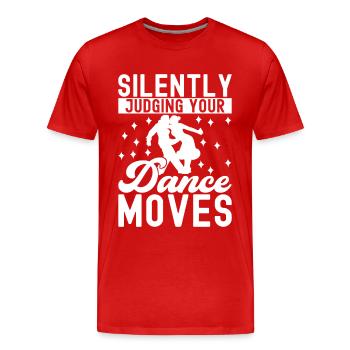 Danse de salon Danseurs de salon Danseurs de salon Danseurs de salon - T-shirt bio Premium Homme - rouge - Devant - Damien (186cm)