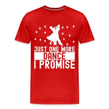 Ballsaal Tanz Ballsaaltänzer Gesellschaftstänzer - Männer Premium Bio T-Shirt - Rot - Vorne - Damien (186cm)