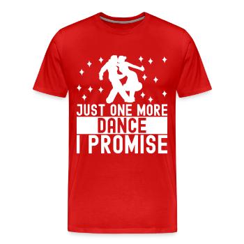 Ballroom Dance Ballroom Dancers Ballroom Dancers - Men's Premium Organic T-Shirt - red - Front - Damien (186cm)