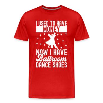 Danse de salon Danseuses de salon Danseuses de salon Danseuses de salon - T-shirt bio Premium Homme - rouge - Devant - Damien (186cm)