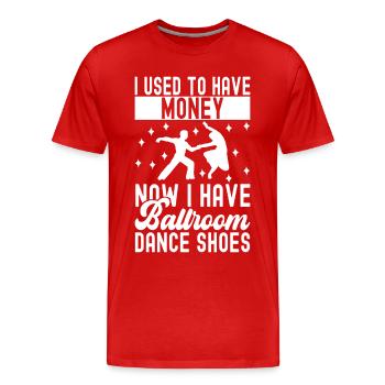 Ballsaal Tanz Ballsaaltänzer Gesellschaftstänzer - Männer Premium Bio T-Shirt - Rot - Vorne - Damien (186cm)