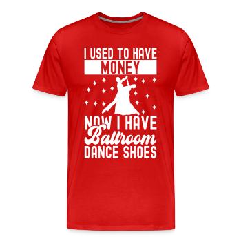 Danse de salon Danseuses de salon Danseuses de salon Danseuses de salon - T-shirt bio Premium Homme - rouge - Devant - Damien (186cm)