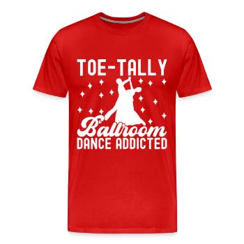 Danse de salon Danseuses de salon Danseuses de salon Danseuses de salon - T-shirt bio Premium Homme - rouge - Devant - Damien (186cm)