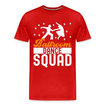 Danse de salon Danseuses de salon Danseuses de salon Danseuses de salon - T-shirt bio Premium Homme - rouge - Devant - Damien (186cm)