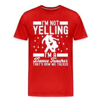 Ballsaal Tanz Ballsaaltänzer Gesellschaftstänzer - Männer Premium Bio T-Shirt - Rot - Vorne - Damien (186cm)