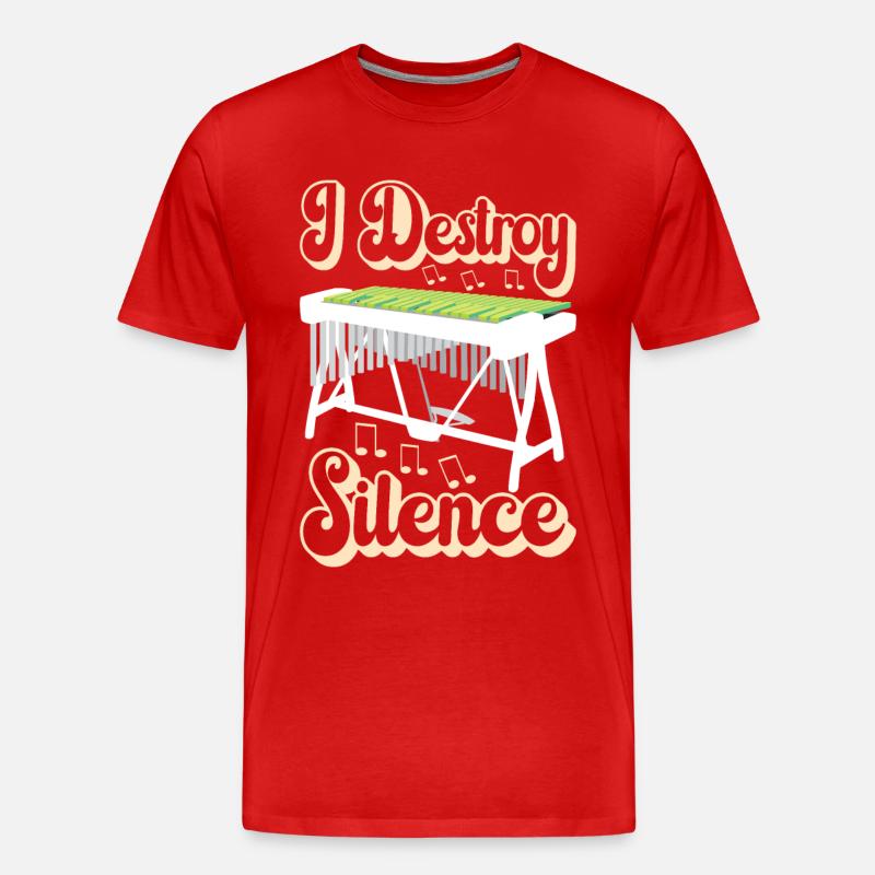 Vibraphon, vibraphonist - Men's Premium Organic T-Shirt - red