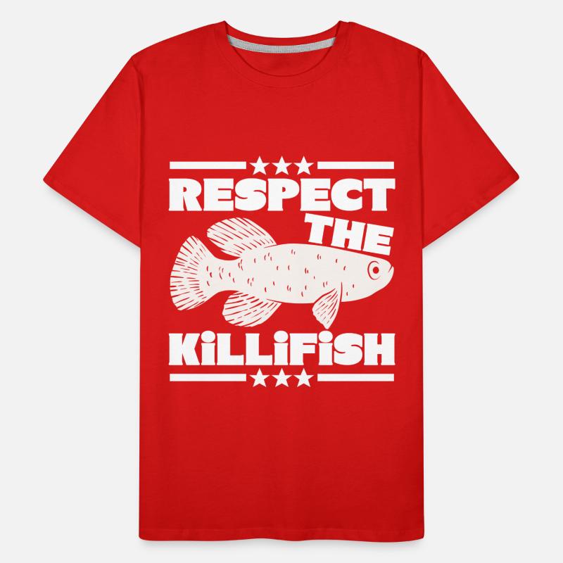 Killifish Quarium Fish T-shirt bio Premium Homme