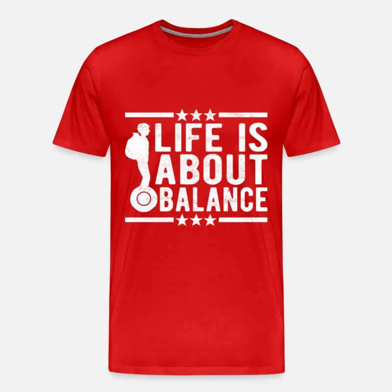 EUC Monoroue - T-shirt bio Premium Homme - rouge