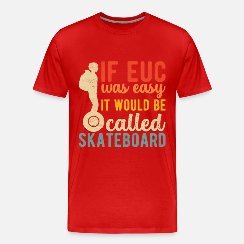EUC Monowheel - Männer Premium Bio T-Shirt - Rot