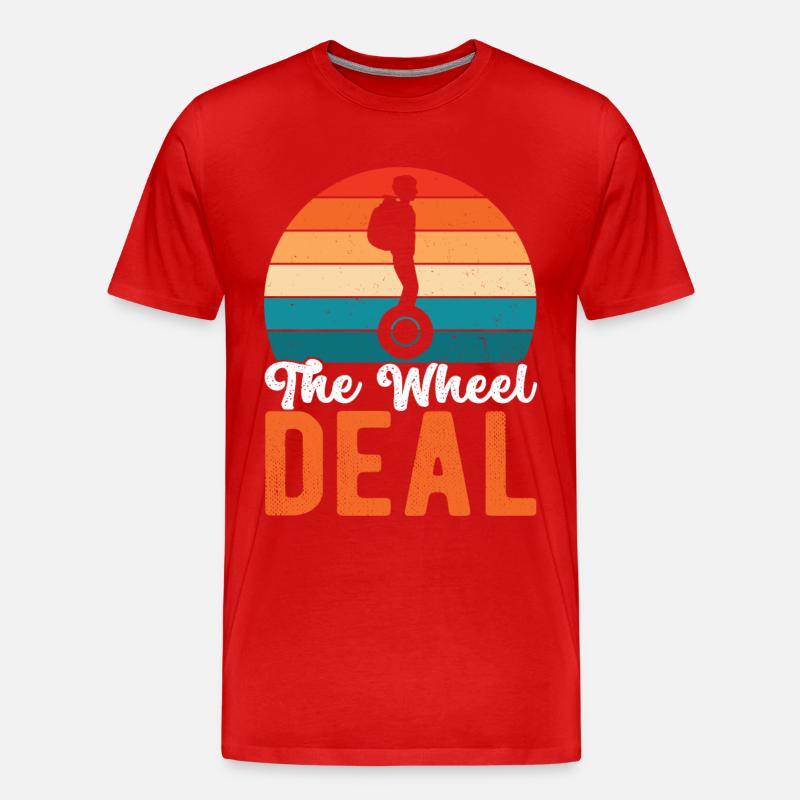 EUC Monowheel - Männer Premium Bio T-Shirt - Rot