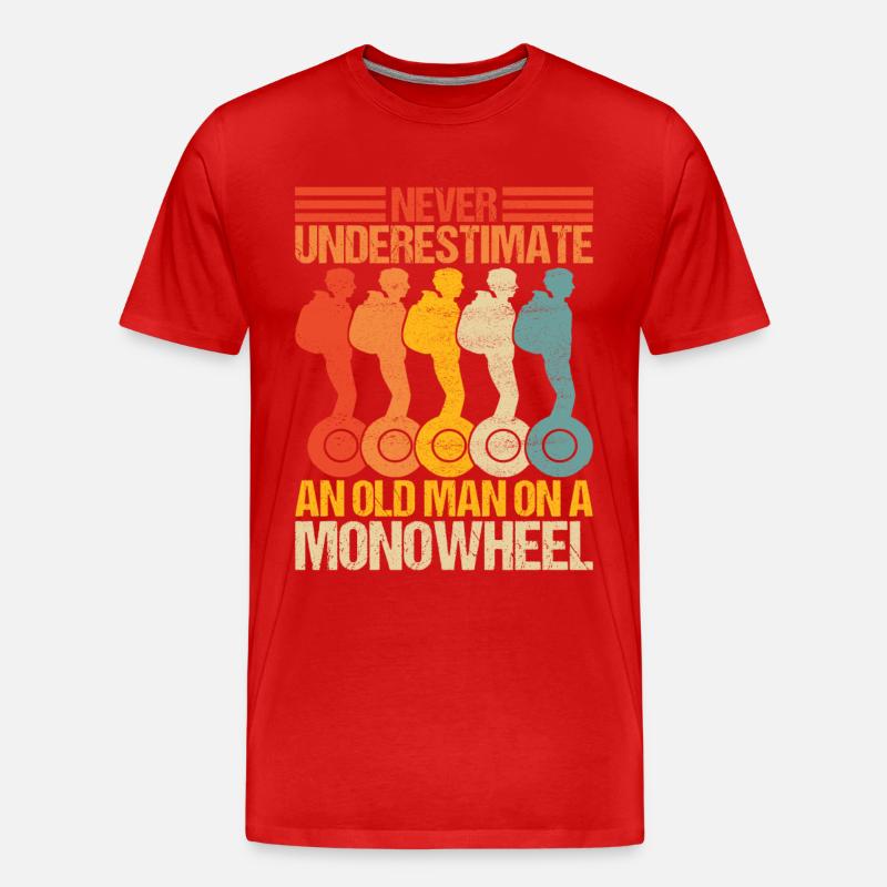 EUC Monowheel - Männer Premium Bio T-Shirt - Rot