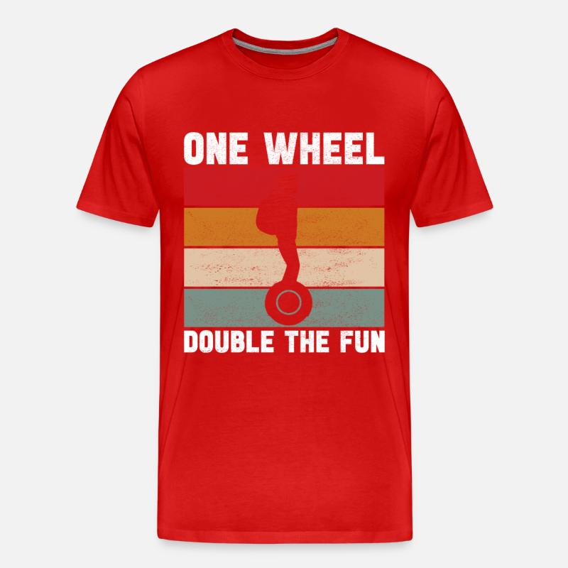 EUC Monowheel - Männer Premium Bio T-Shirt - Rot