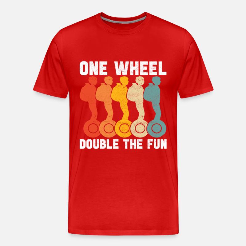 EUC Monowheel - Männer Premium Bio T-Shirt - Rot