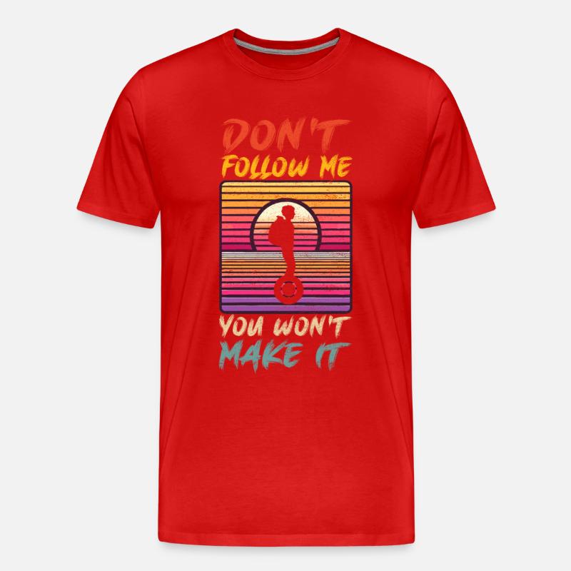 EUC Monowheel - Männer Premium Bio T-Shirt - Rot