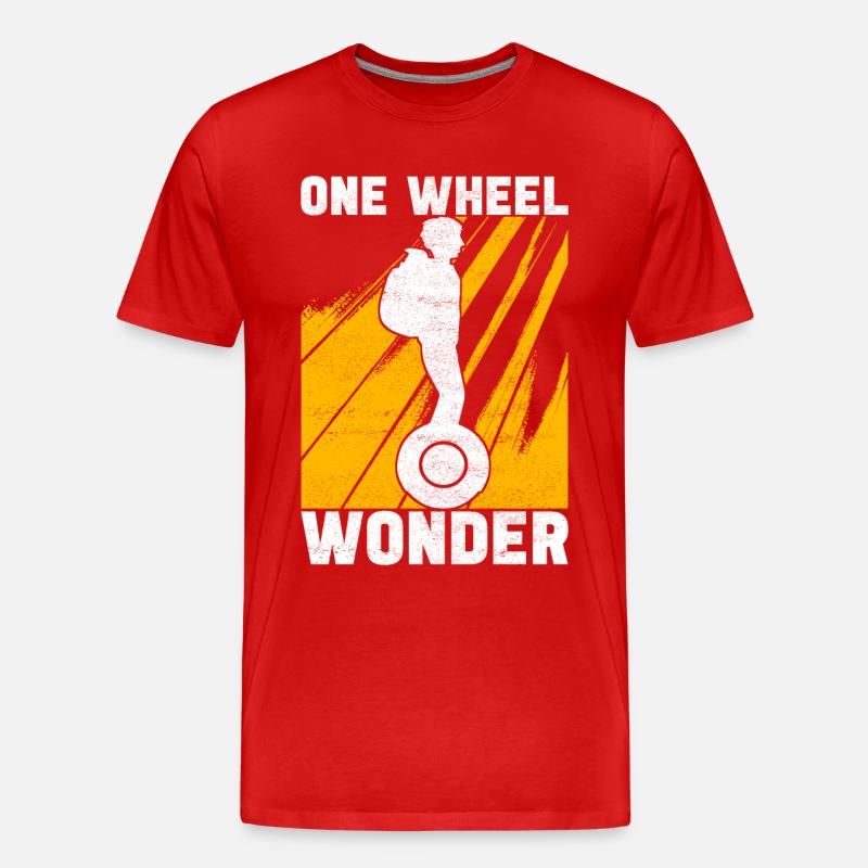 EUC Monoroue - T-shirt bio Premium Homme - rouge