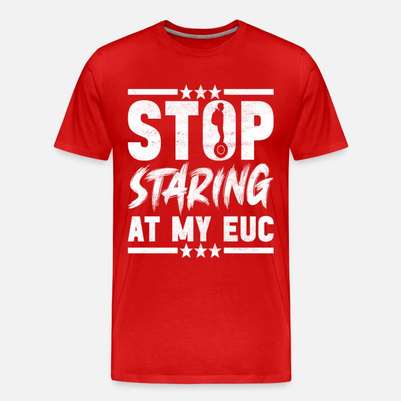 EUC Monowheel - Männer Premium Bio T-Shirt - Rot