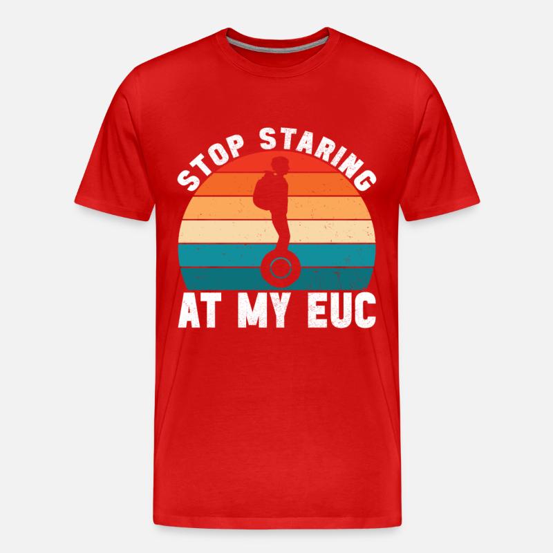EUC Monowheel - Männer Premium Bio T-Shirt - Rot