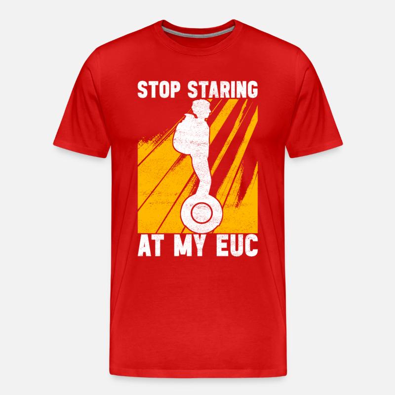 EUC Monoroue - T-shirt bio Premium Homme - rouge