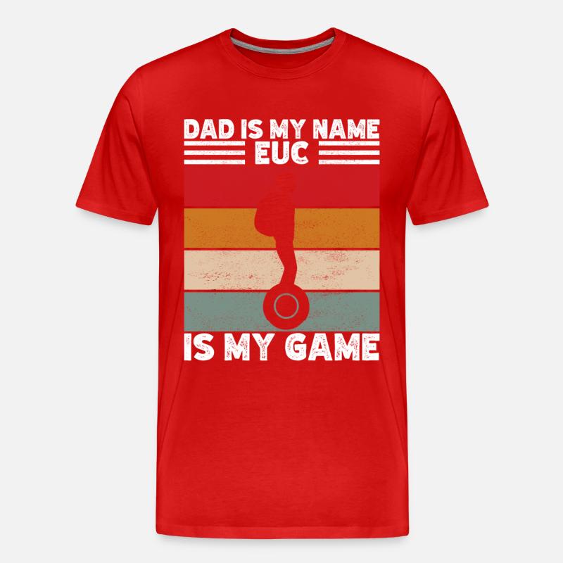 EUC Monoroue - T-shirt bio Premium Homme - rouge