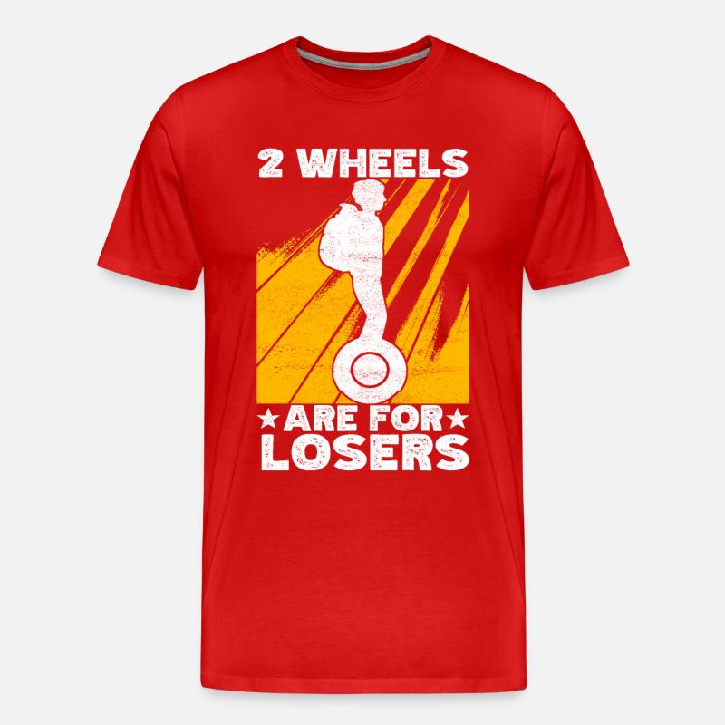 EUC Monowheel - Männer Premium Bio T-Shirt - Rot