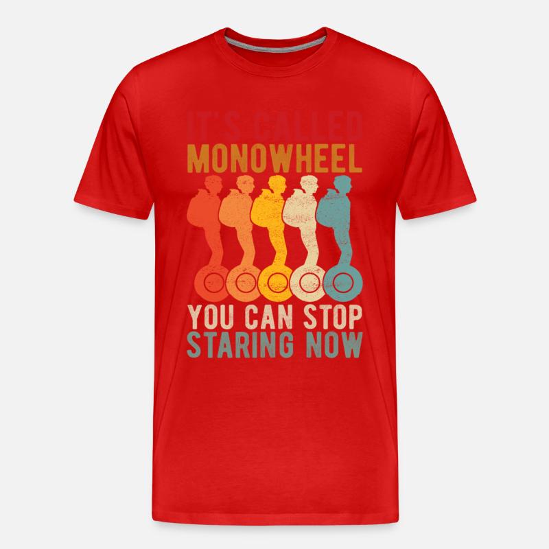 EUC Monowheel - Männer Premium Bio T-Shirt - Rot