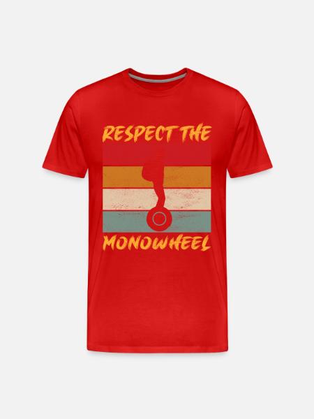 EUC Monowheel - Men's Premium Organic T-Shirt - red