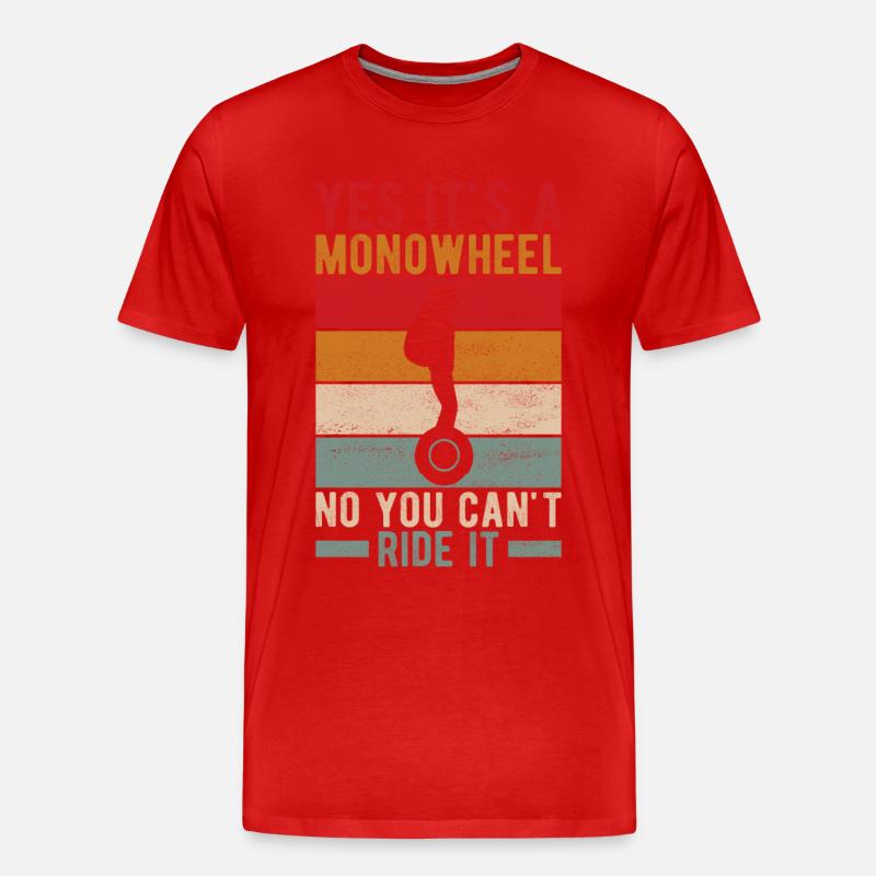 EUC Monoroue - T-shirt bio Premium Homme - rouge
