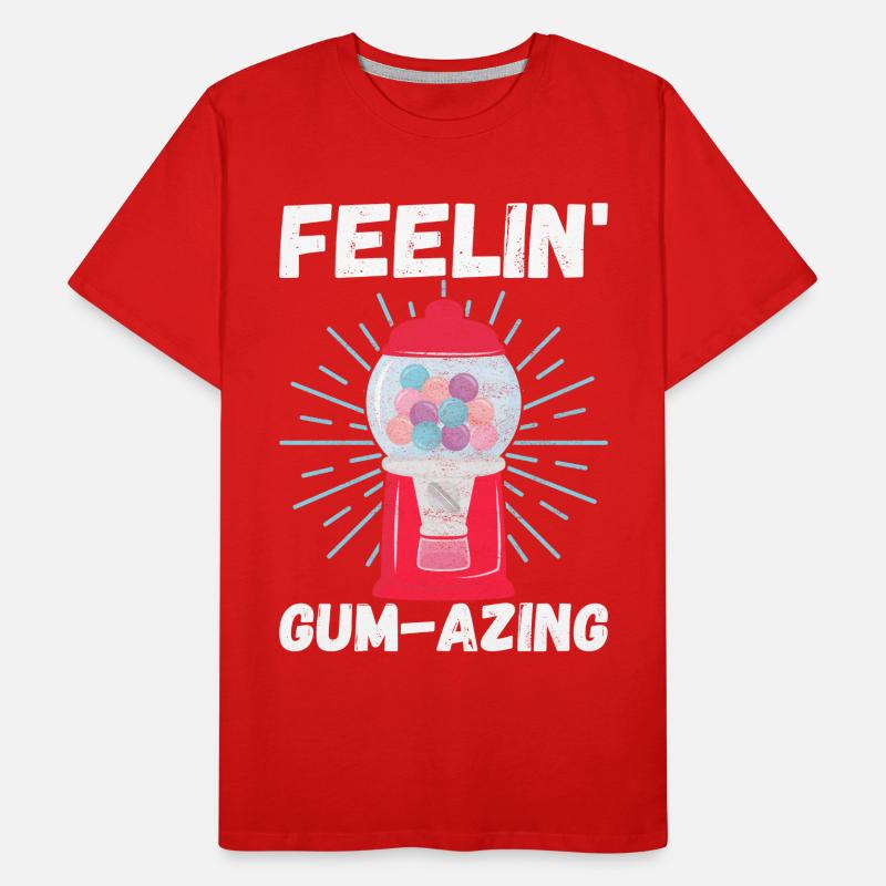 Gumball Machine Chewing Gum Machine Men's Premium Organic T-Shirt