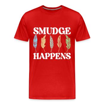 Herbs Incense Smudging Spiritual - Men's Premium Organic T-Shirt - red - Front - Damien (186cm)