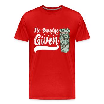 Herbs Incense Smudging Spiritual - Men's Premium Organic T-Shirt - red - Front - Damien (186cm)